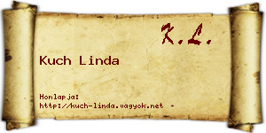 Kuch Linda névjegykártya